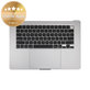 Horný rám klávesnice pre MacBook Air 15", A3114 (2024), s klávesnicou US a batériou, Space Gray, 661-40266, Genuine Apple