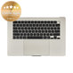 Horný rám klávesnice pre MacBook Air 15", A3114 (2024), s klávesnicou US a batériou, Starlight, 661-40268, Genuine Apple