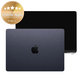 LCD displej pre MacBook Air 13", A3113 (2024), s predným sklom a krytom, Midnight, 661-40281, Genuine Apple