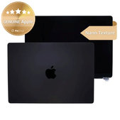 LCD displej pre MacBook Pro 14", A3112, A3185 (2024), s predným sklom a krytom, Nano-Texture, Space Black, 661-41795, Genuine Apple