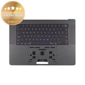 Horný rám klávesnice pre MacBook Pro 16", A3403 (2024), s klávesnicou US a batériou, Space Black, 661-42823, Genuine Apple