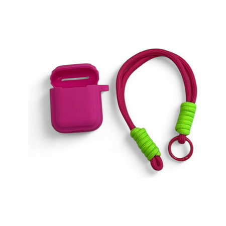 Silikónové Puzdro pre AirPods 1 a 2, Light Pink