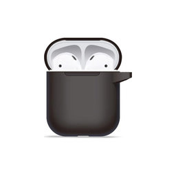 Silikónové Puzdro pre AirPods 1 a 2, čierne