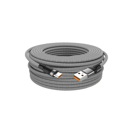 USB-C / USB-C kábel, 6A, 1m, šedý