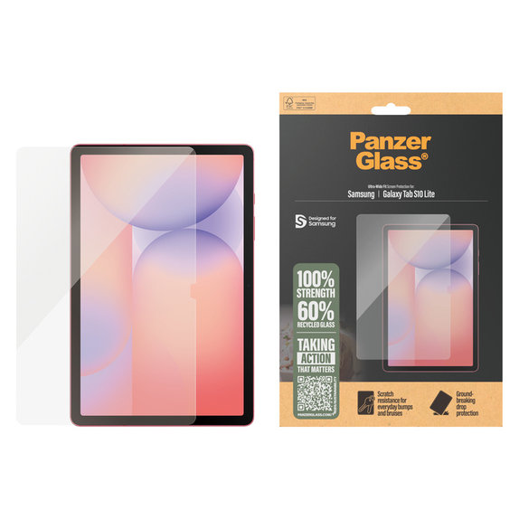 Tvrdené sklo UWF pre Samsung Galaxy Tab S10 Lite, Číra, PanzerGlass