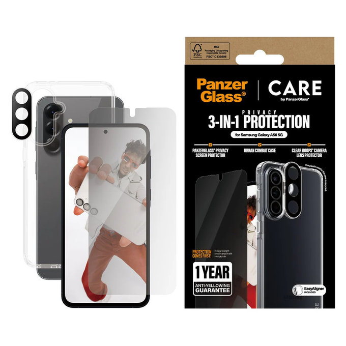 Bundle 3v1 Privacy pre Samsung Galaxy A56 5G, PanzerGlass