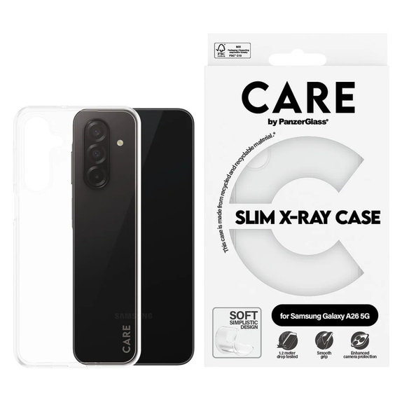 Puzdro X-Ray pre Samsung Galaxy A26 5G, Transparentná, PanzerGlass