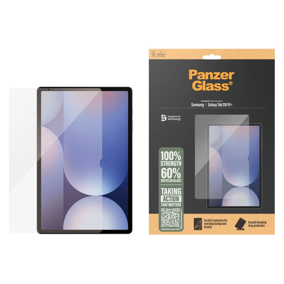 Tvrdené sklo UWF pre Samsung Galaxy Tab S10 FE+, Číra, PanzerGlass