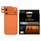Ochranný kryt objektívu Fender pre iPhone 17 Pro Max, Oranžová, PanzerGlass
