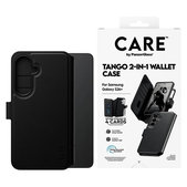 Puzdro Tango Wallet Two-In-One s QI pre Samsung Galaxy S26+, Čierna, PanzerGlass