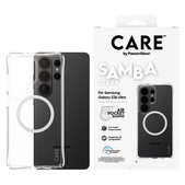 Puzdro Samba s bielym QI pre Samsung Galaxy S26 Ultra, Transparentná, PanzerGlass
