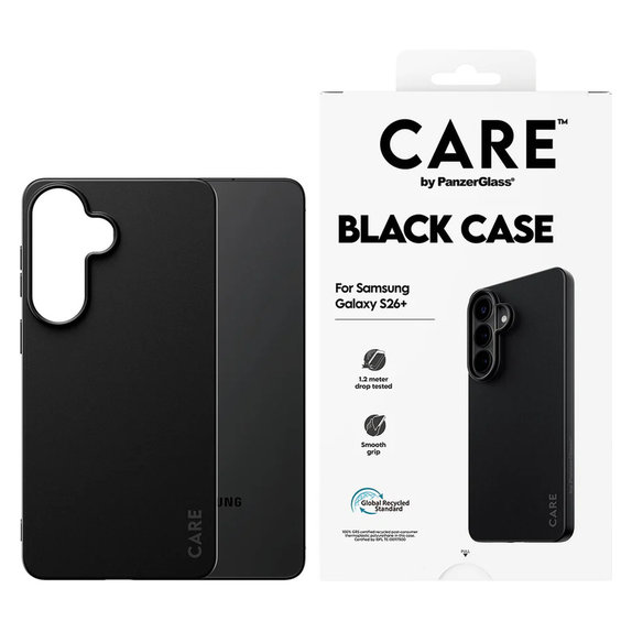 Puzdro TPU pre Samsung Galaxy S26+, Čierna, PanzerGlass