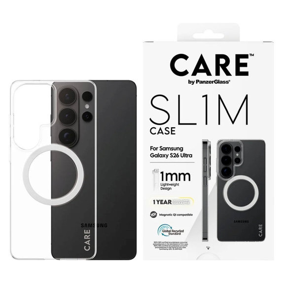 Puzdro SL1M pre Samsung Galaxy S26 Ultra, transparentná, PanzerGlass