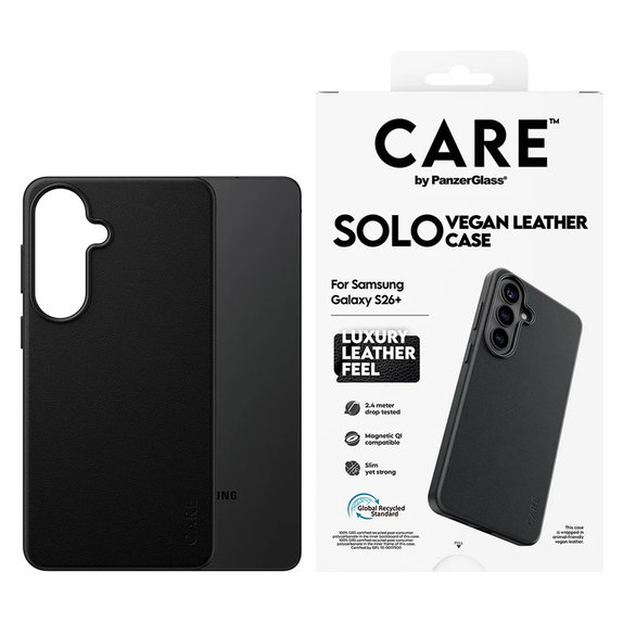 Puzdro Solo pre Samsung Galaxy S26+, Čierna, PanzerGlass