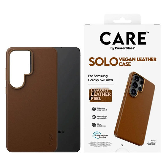 Puzdro Solo pre Samsung S26 Ultra, Hnedá, CARE
