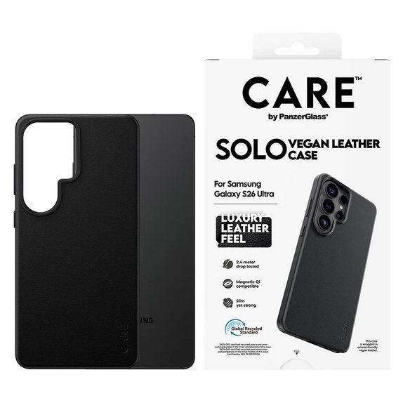 Puzdro Solo pre Samsung Galaxy S26 Ultra, Čierna, PanzerGlass