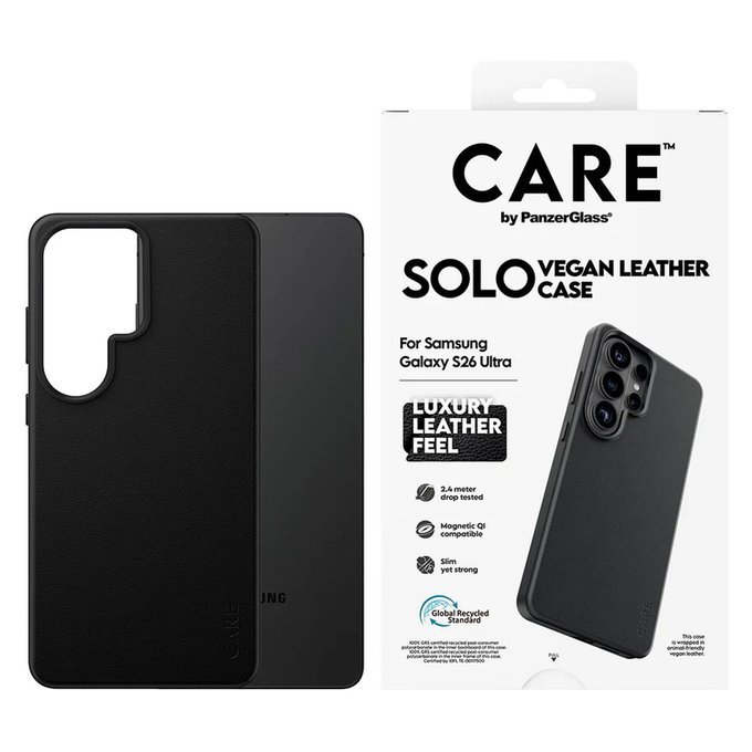 Puzdro Solo pre Samsung Galaxy S26 Ultra, Čierna, PanzerGlass