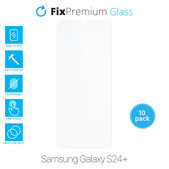 FixPremium Glass - Tvrdené Sklo pre Samsung Galaxy S24+ (10 Pack)