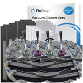 Sada náhradných dielov pre Ecovacs X1 Omni, T10 (2x Hlavná kefa, 4x Filter, 4x Bočná kefa, 8x Mopovacia utierka, 4x Prachové vrecko)