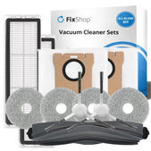 Sada náhradných dielov pre Xiaomi Dreame L10s Ultra, Xiaomi Dreame L10s Pro (1x Hlavná kefa, 2x Filter, 2x Bočná kefa, 4x Mopovacia utierka, 2x Prachové vrecko)