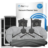 Sada náhradných dielov pre Xiaomi Dreame Mova E30 Ultra (1x Hlavná kefa, 2x Filter, 2x Bočná kefa, 4x Mopovacia utierka, 2x Prachové vrecko)