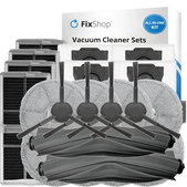 Sada náhradných dielov pre Xiaomi Dreame Mova E30 Ultra (2x Hlavná kefa, 4x Filter, 4x Bočná kefa, 8x Mopovacia utierka, 4x Prachové vrecko)