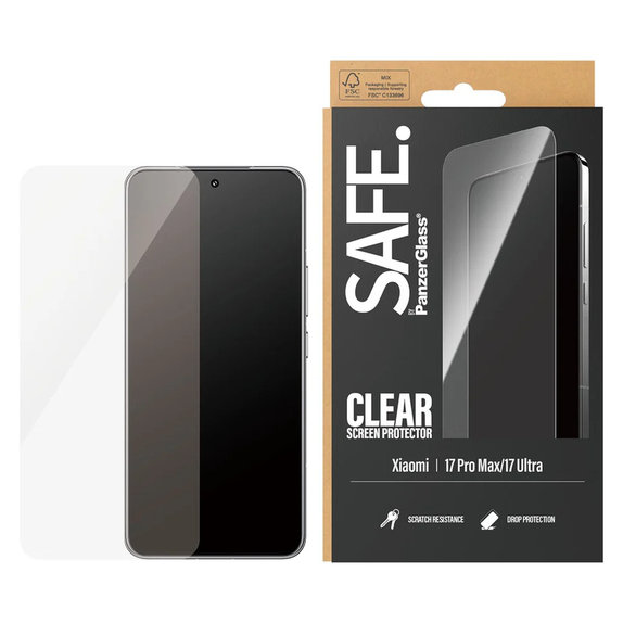 Tvrdené sklo UWF pre Xiaomi 17 Ultra, Čierna, SAFE by PanzerGlass