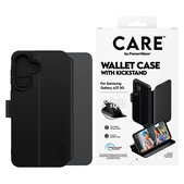 Puzdro Wallet Kickstand pre Samsung Galaxy A37, Čierna, PanzerGlass
