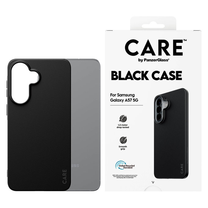 Puzdro TPU pre Samsung Galaxy A57, Čierna, PanzerGlass