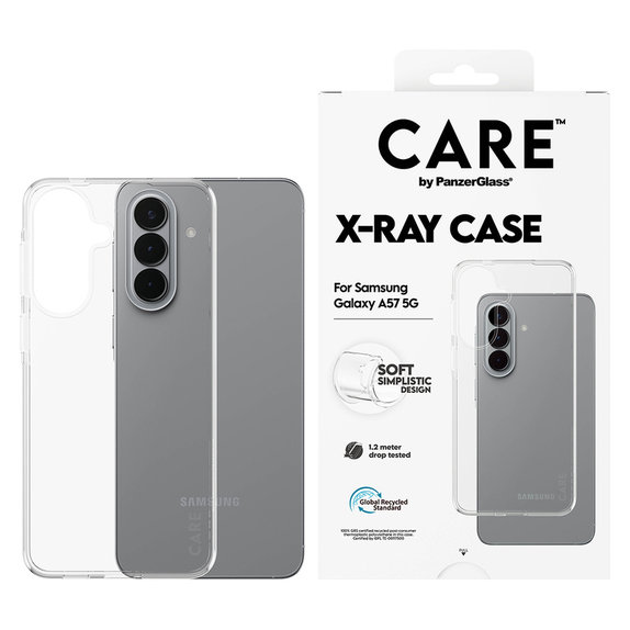 Puzdro X-Ray pre Samsung Galaxy A57, Transparentná, PanzerGlass