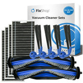 Sada náhradných dielov pre Ecovacs Deebot X9 Pro Omni (2x Hlavná kefa, 4x Filter, 4x Bočná kefa)
