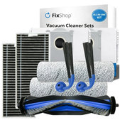 Sada náhradných dielov pre Ecovacs Deebot X9 Pro Omni (1x Hlavná kefa, 2x Filter, 2x Bočná kefa, 2x Mopovacia utierka, 2x Prachové vrecko)