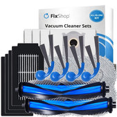 Sada náhradných dielov pre Ecovacs Deebot T30C Omni (2x Hlavná kefa, 4x Filter, 4x Bočná kefa, 8x Mopovacia utierka, 4x Prachové vrecko)