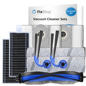 Sada náhradných dielov pre Ecovacs Deebot X11 Pro, X11 (1x Hlavná kefa, 2x Filter, 2x Bočná kefa, 2x Mopovacia utierka, 2x Prachové vrecko)