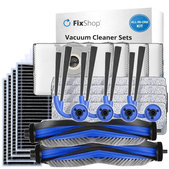 Sada náhradných dielov pre Ecovacs Deebot X11 Pro, X11 (2x Hlavná kefa, 4x Filter, 4x Bočná kefa, 4x Mopovacia utierka, 4x Prachové vrecko)
