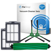 Sada náhradných dielov pre iRobot Roomba Plus 405 Combo, 505 Combo (1x Hlavná kefa, 2x Filter, 2x Bočná kefa)