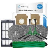 Sada náhradných dielov pre iRobot Roomba Plus 405 Combo, 505 Combo (1x Hlavná kefa, 2x Filter, 2x Bočná kefa, 4x Mopovacia utierka, 2x Prachové vrecko)