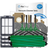 Sada náhradných dielov pre iRobot Roomba Plus 405 Combo, 505 Combo (2x Hlavná kefa, 4x Filter, 4x Bočná kefa, 8x Mopovacia utierka, 4x Prachové vrecko)