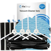 Sada náhradných dielov pre Rowenta X-Plorer S75 (2x Hlavná kefa, 4x Filter, 4x Bočná kefa, 4x Mopovacia utierka)