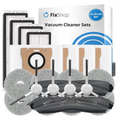 Sada náhradných dielov pre Xiaomi Dreame L10s Ultra, Xiaomi Dreame L10s Pro (2x Hlavná kefa, 4x Filter, 4x Bočná kefa, 8x Mopovacia utierka, 4x Prachové vrecko)
