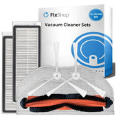 Sada náhradných dielov pre Xiaomi Mi Robot Vacuum Mop Essential (Mijia G1) (1x Hlavná kefa, 2x Filter, 2x Bočná kefa, 2x Mopovacia utierka)