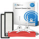 Sada náhradných dielov pre Roborock Qrevo MaxV, Pro, S (1x Hlavná kefa, 2x Filter, 2x Bočná kefa)