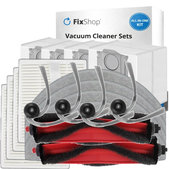 Sada náhradných dielov pre Xiaomi Roborock Q7 M5, Q7 M5+, Q7 L5, Q7 L5+ (2x Hlavná kefa, 4x Filter, 4x Bočná kefa, 4x Mopovacia utierka, 4x Prachové vrecko)