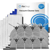 Sada náhradných dielov pre Xiaomi Robot Vacuum E5 (4x Filter, 8x Bočná kefa, 4x Mopovacia utierka)