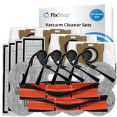 Sada náhradných dielov pre Xiaomi Robot Vacuum 5, 5 Pro (2x Hlavná kefa, 4x Filter, 4x Bočná kefa, 8x Mopovacia utierka, 4x Prachové vrecko)