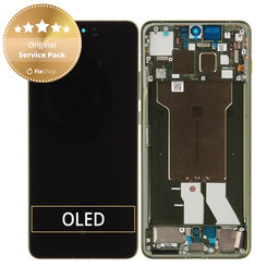 Displej pre Motorola Edge 70, Dotykové sklo s rámom, Bronze Green, 5D68C31543, Genuine Service Pack