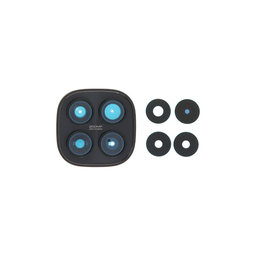 Sklíčko zadnej kamery s rámom pre Xiaomi Redmi Note 15 Pro 5G, Black