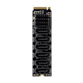 Rozširujúca karta M.2 PCIe, 6 SATA III portov