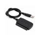 USB 2.0 na IDE / SATA adaptér pre 2,5" a 3,5" HDD/SSD, s EU napájaním