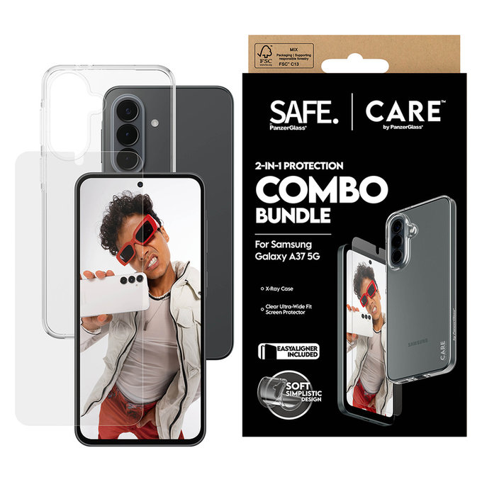 Bundle 2v1 pre Samsung Galaxy A37, PanzerGlass